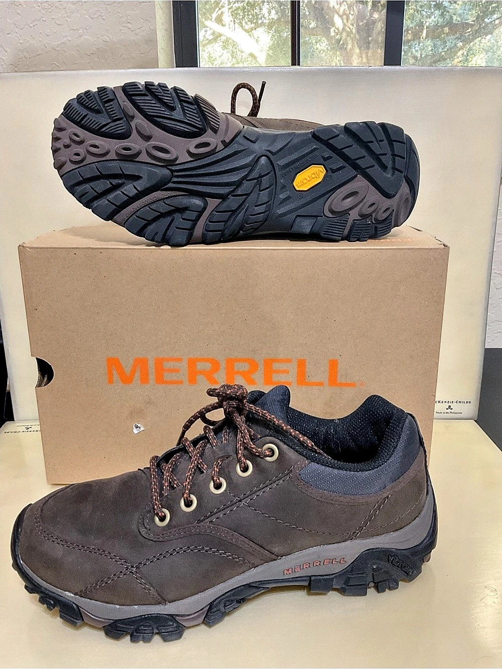 Merrell men’s shoes  Hiking Shoes Brown & Black - Picture 3 of 5